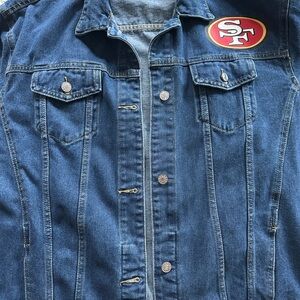 San Francisco 49ers denim jacket